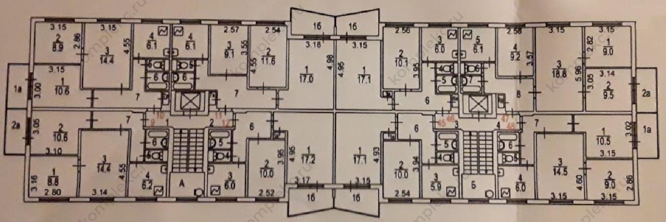План этажа серии II-49